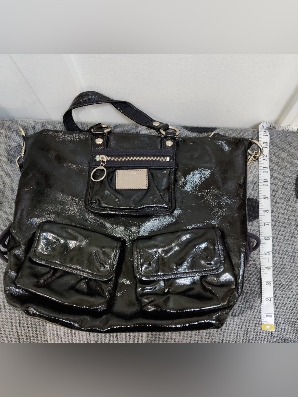 Coach Black vintage poppy bag *rare*